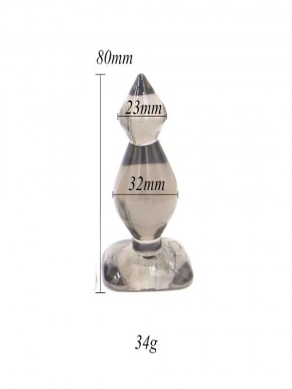 BackpartYumuşakSilikonAnalTıkaç8cmSiyah