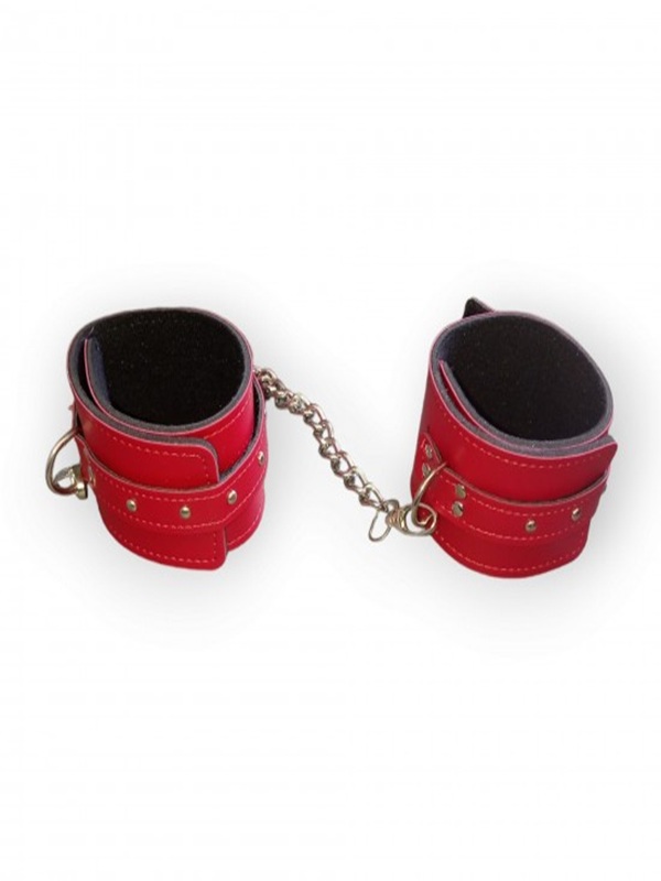 Fetilux Deri Fantezi Ayak Kelepçesi - Kırmızı