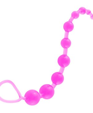Backpart Boğumlu Anal Zevk Topları - Pembe