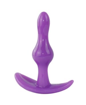 Backpart 2 Boğumlu Silikon Anal Tıkaç - Mor